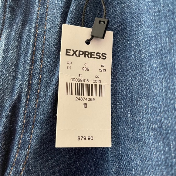 High Waisted Lightweight Cropped Wide Leg Jeans - Picture 5 of 6